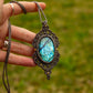 Labradorite • macrame necklace