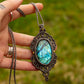 Labradorite • macrame necklace