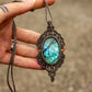 Labradorite • macrame necklace