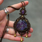 Labradorite & Amethyst necklace