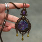 Labradorite & Amethyst necklace