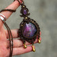 Labradorite & Amethyst necklace