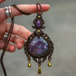 Labradorite & Amethyst necklace