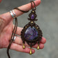 Labradorite & Amethyst necklace