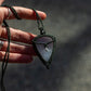 Selenite macrame necklace