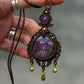 Labradorite & Amethyst necklace
