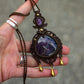 Labradorite & Amethyst necklace