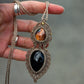 Onyx & Labradorite necklace