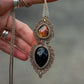 Onyx & Labradorite necklace