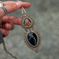 Onyx & Labradorite necklace