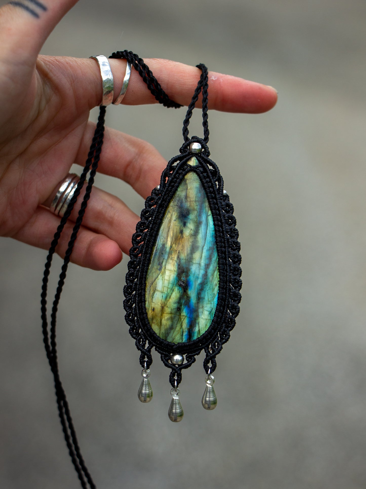 Labradorite necklace