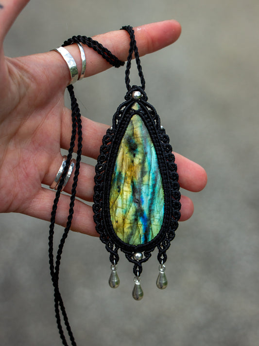 Labradorite necklace