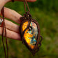 Labradorite • macrame necklace