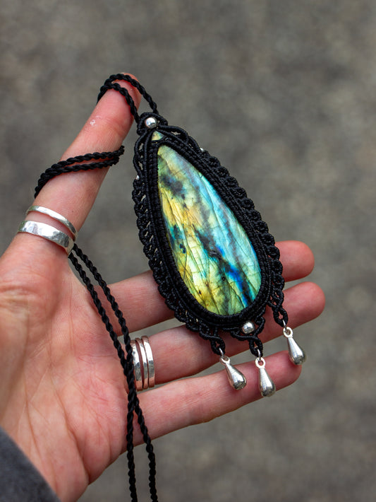 Labradorite necklace