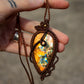 Labradorite • macrame necklace