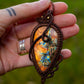 Labradorite • macrame necklace