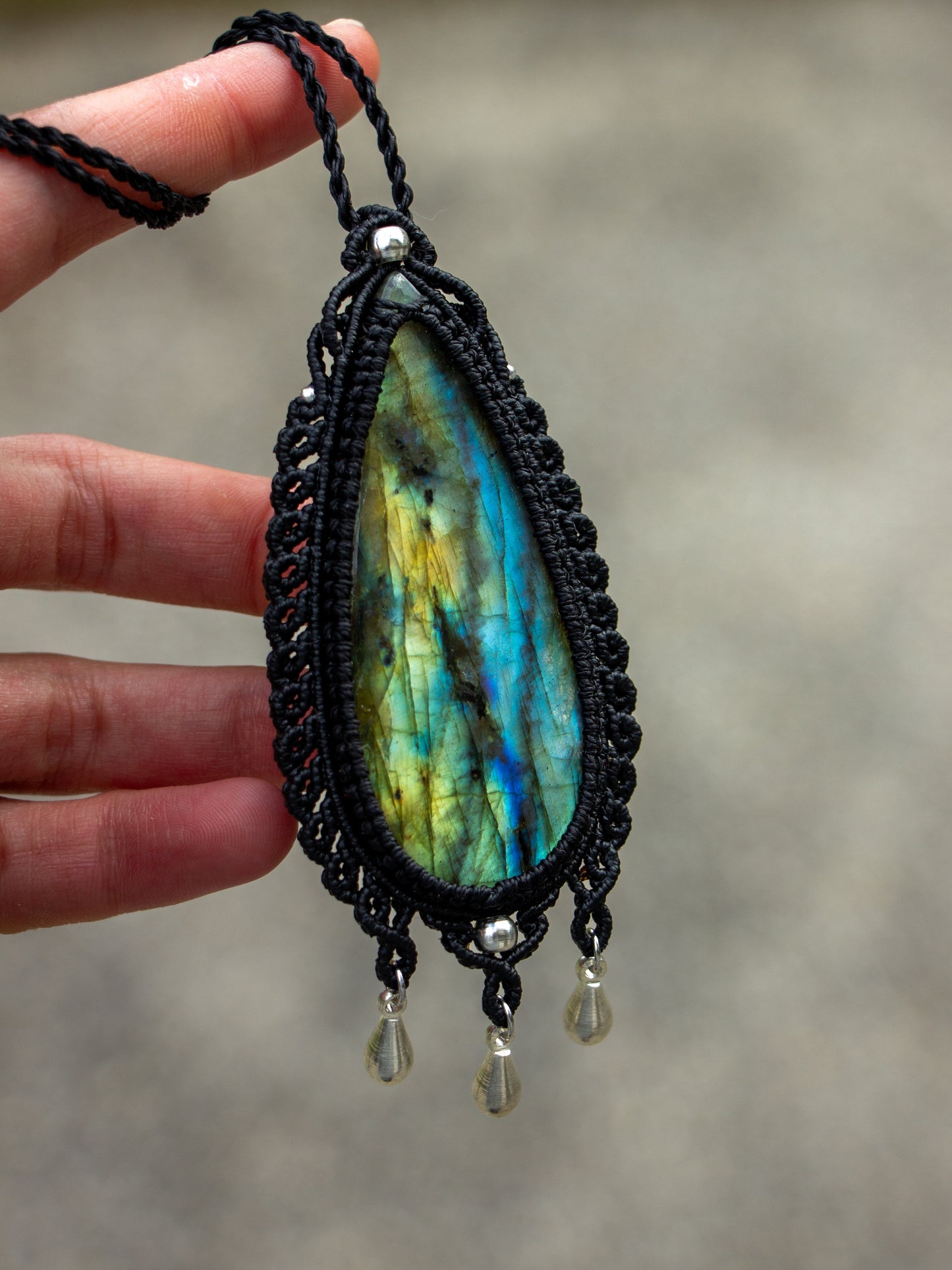 Labradorite necklace