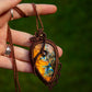 Labradorite • macrame necklace