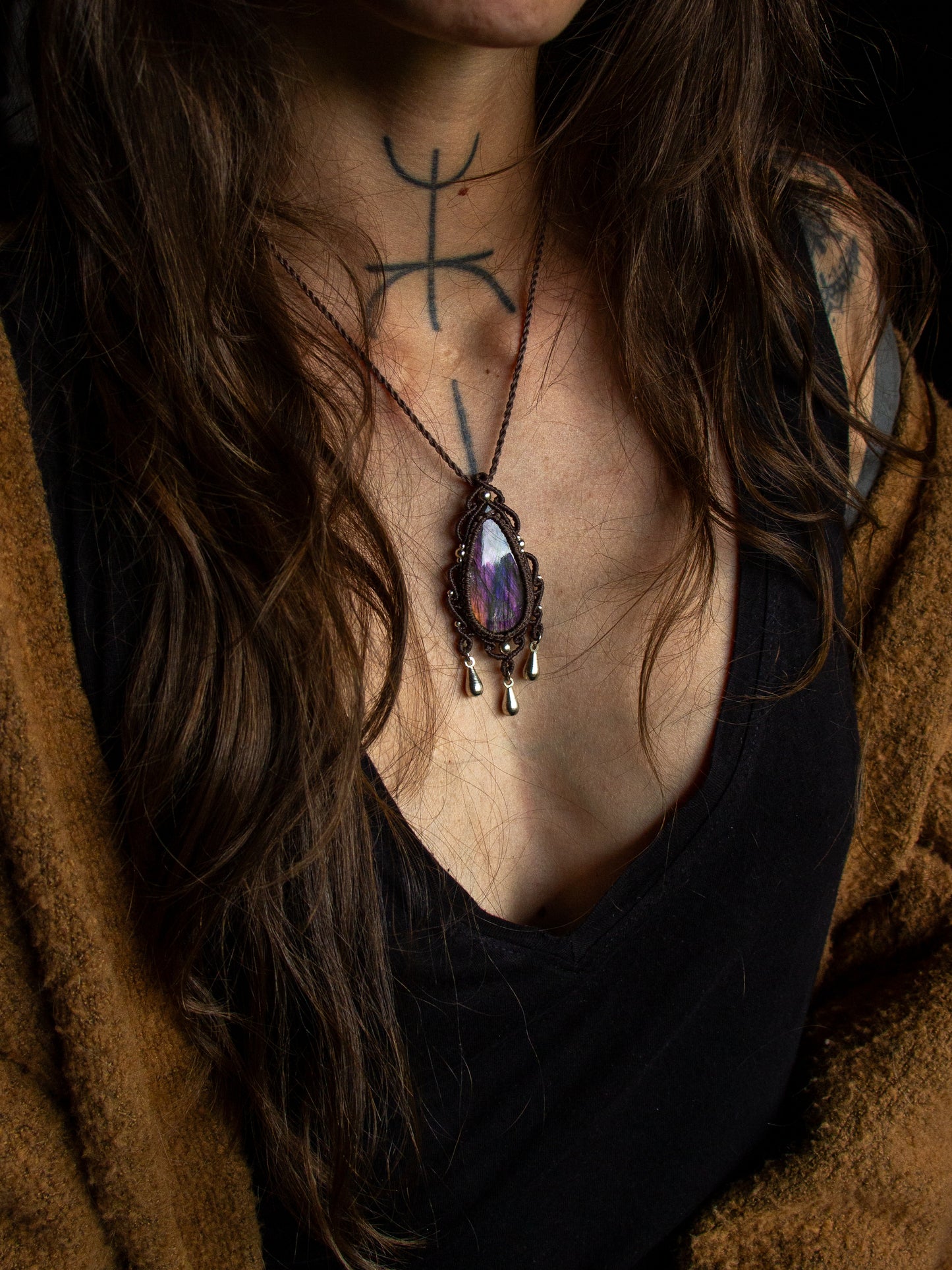 Labradorite necklace