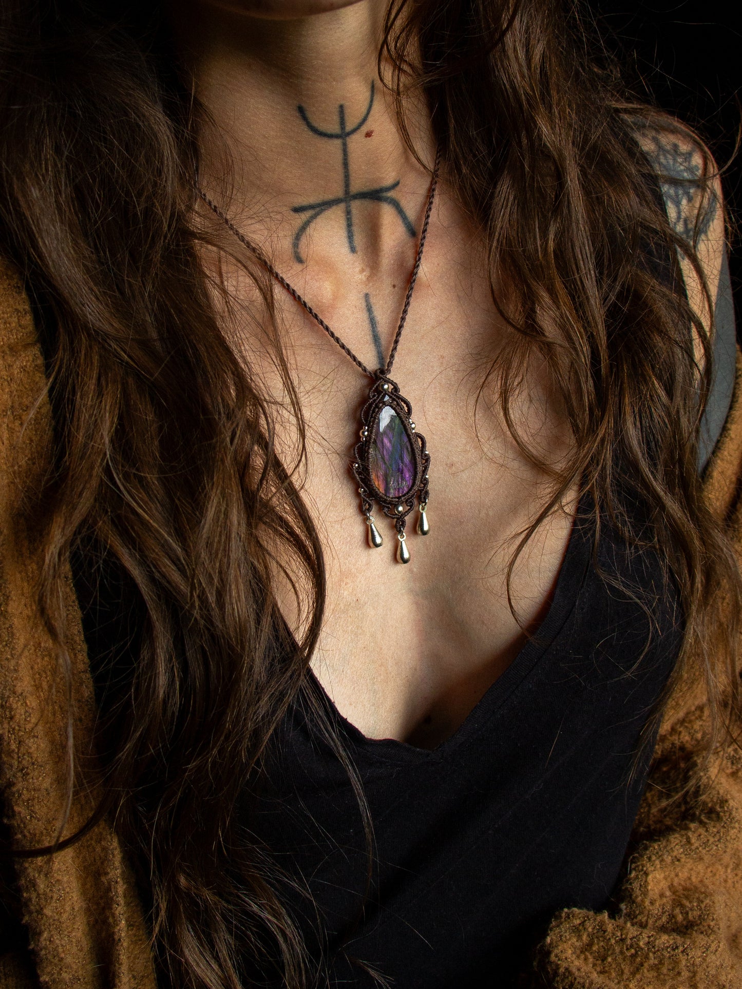 Labradorite necklace
