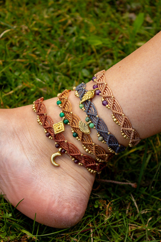 macrame anklet