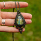Labradorite • macrame necklace