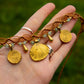 Amazonite & brass • macrame necklace