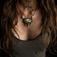 Ocean Jasper & cowrie shell necklace