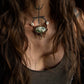 Ocean Jasper & cowrie shell necklace