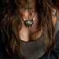 Ocean Jasper & cowrie shell necklace