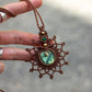 Labradorite & Malachite necklace