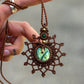 Labradorite & Malachite necklace