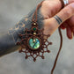 Labradorite & Malachite necklace