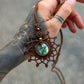 Labradorite & Malachite necklace