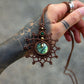 Labradorite & Malachite necklace