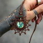 Labradorite & Malachite necklace