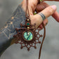 Labradorite & Malachite necklace