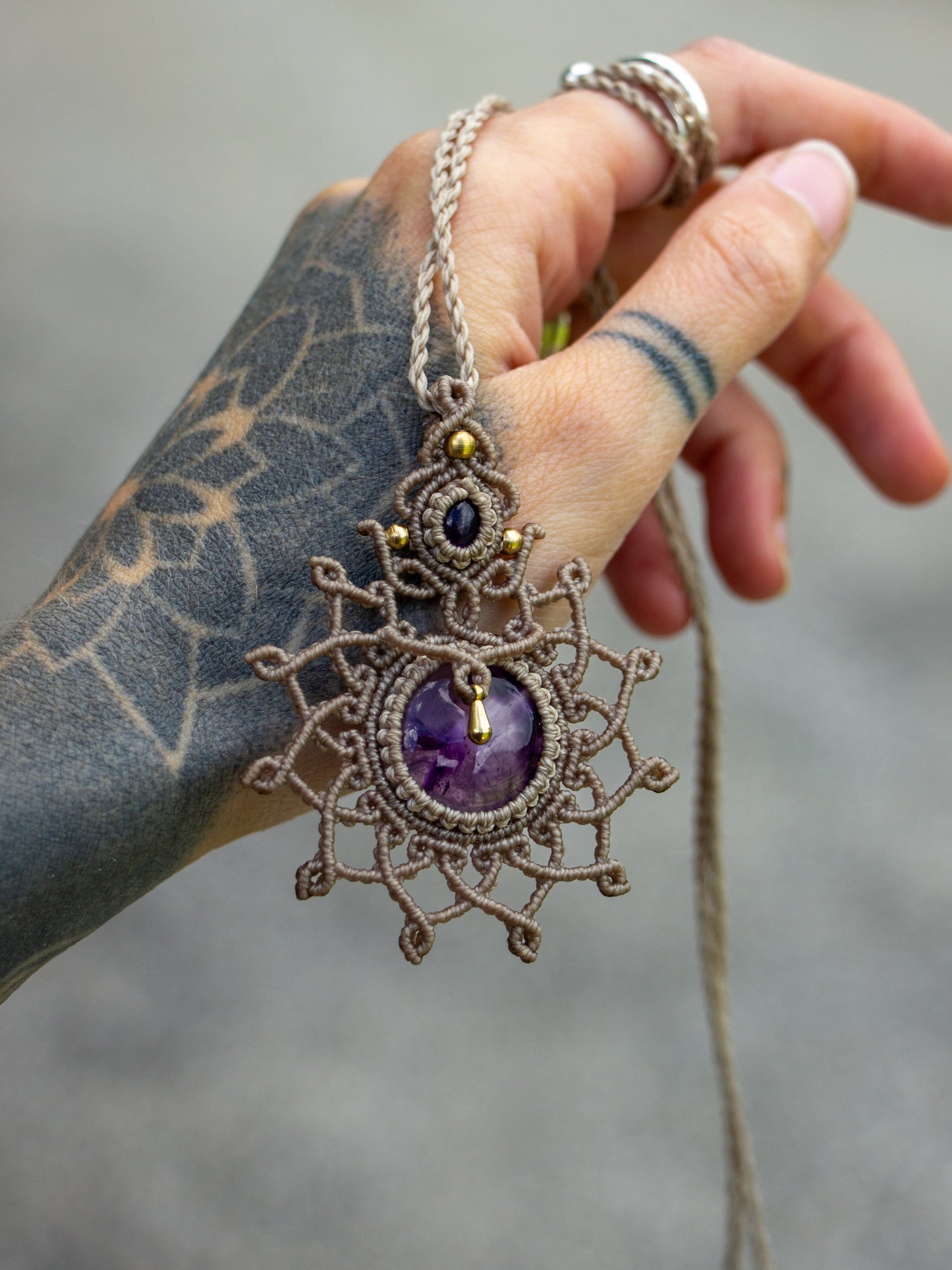 Amethyst necklace