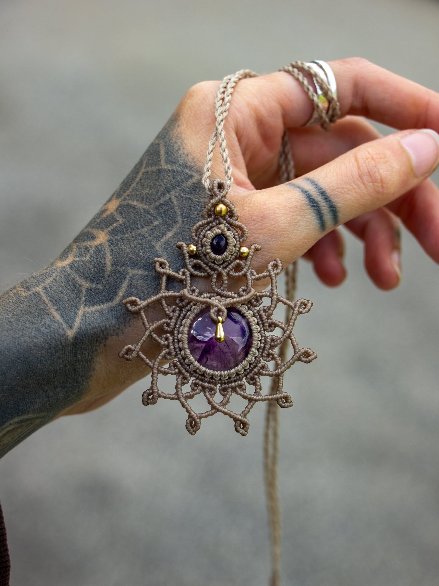 Amethyst necklace