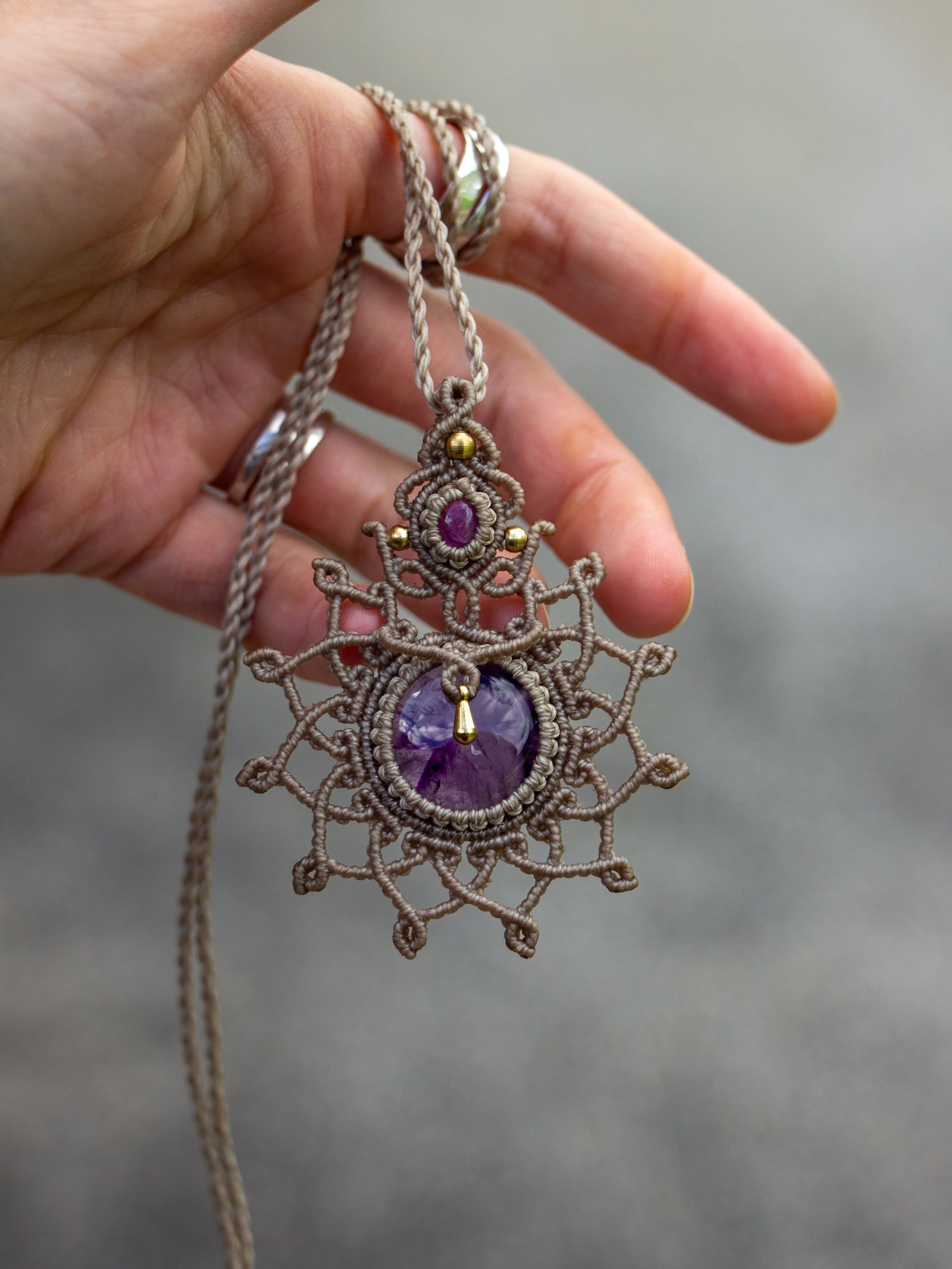Amethyst necklace