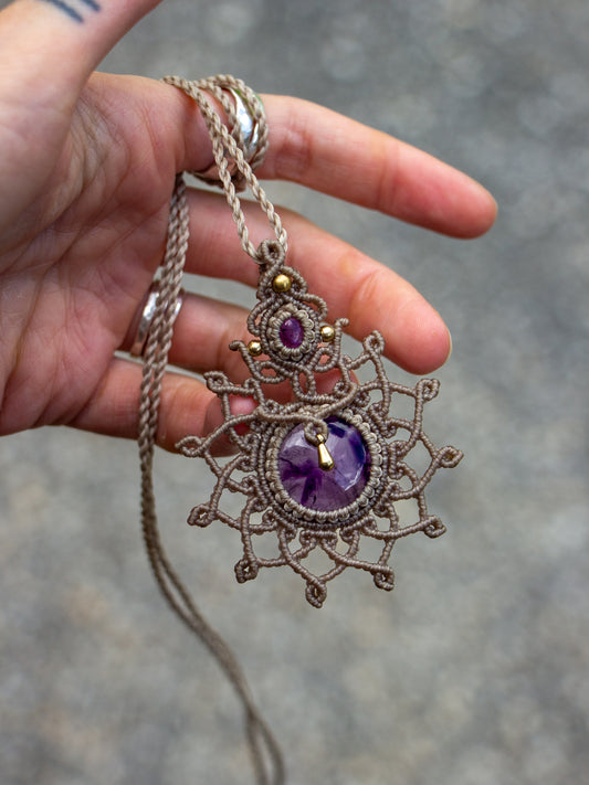Amethyst necklace