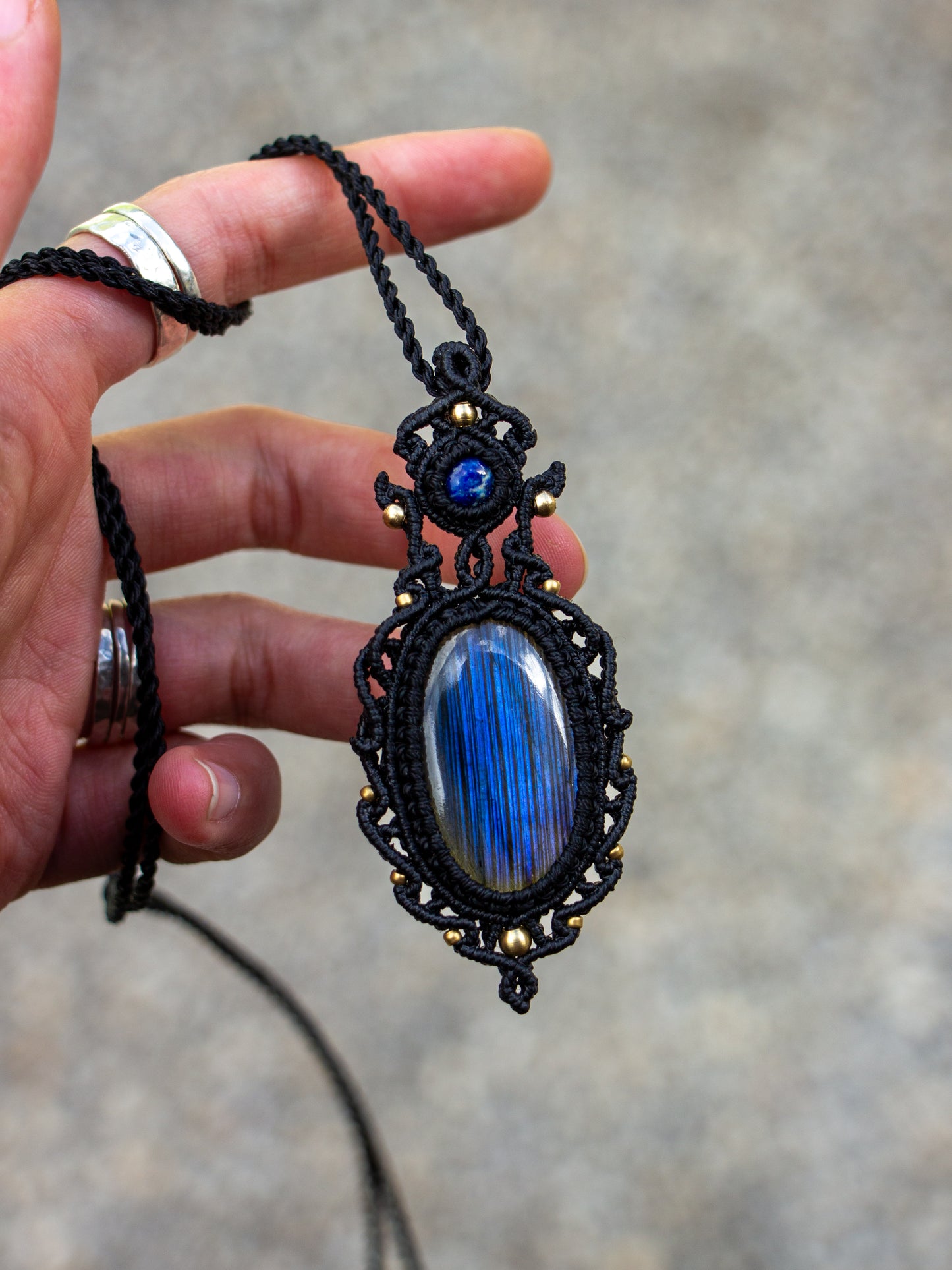 Labradorite & Lapis Lazuli necklace