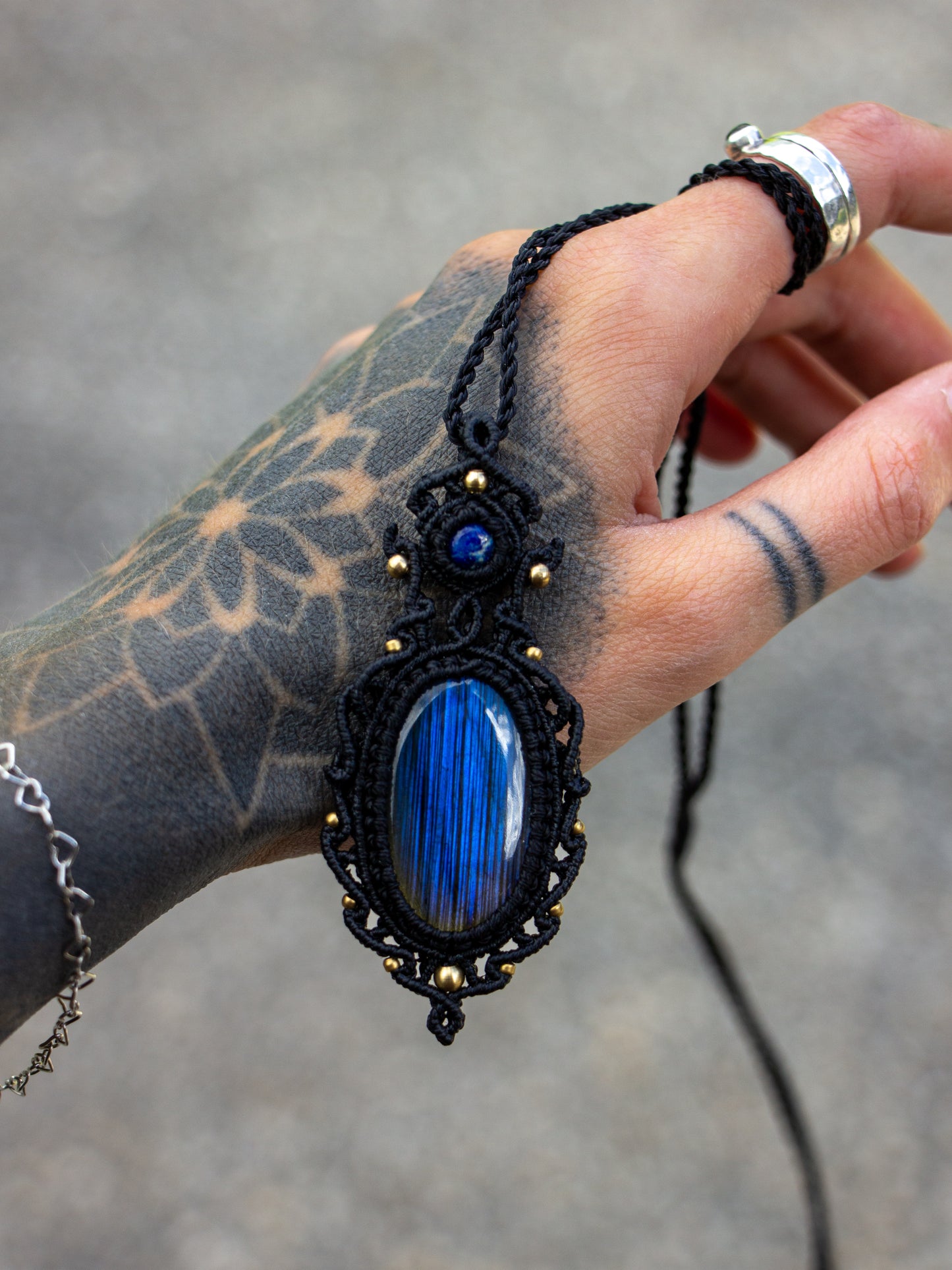 Labradorite & Lapis Lazuli necklace