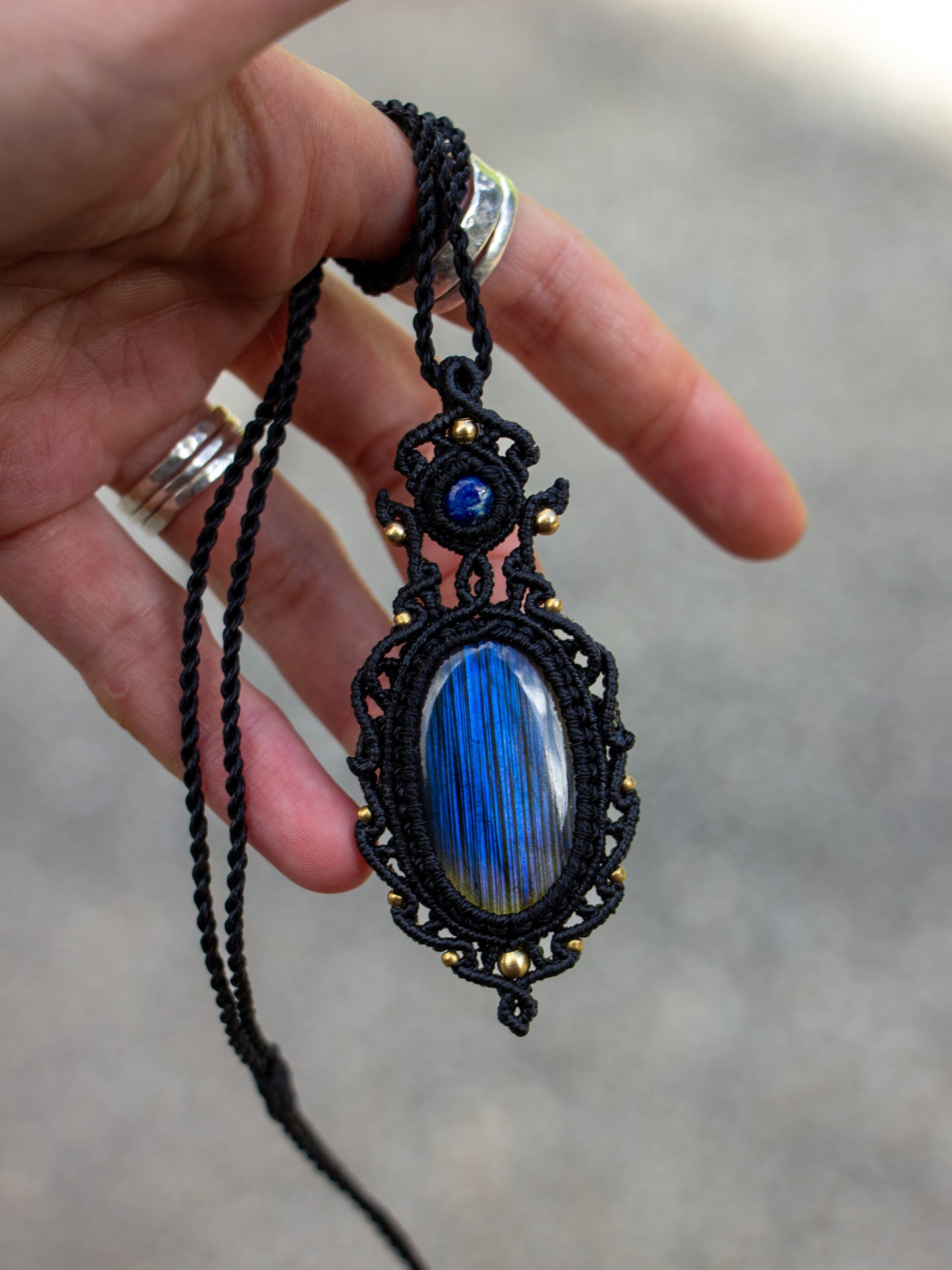 Labradorite & Lapis Lazuli necklace