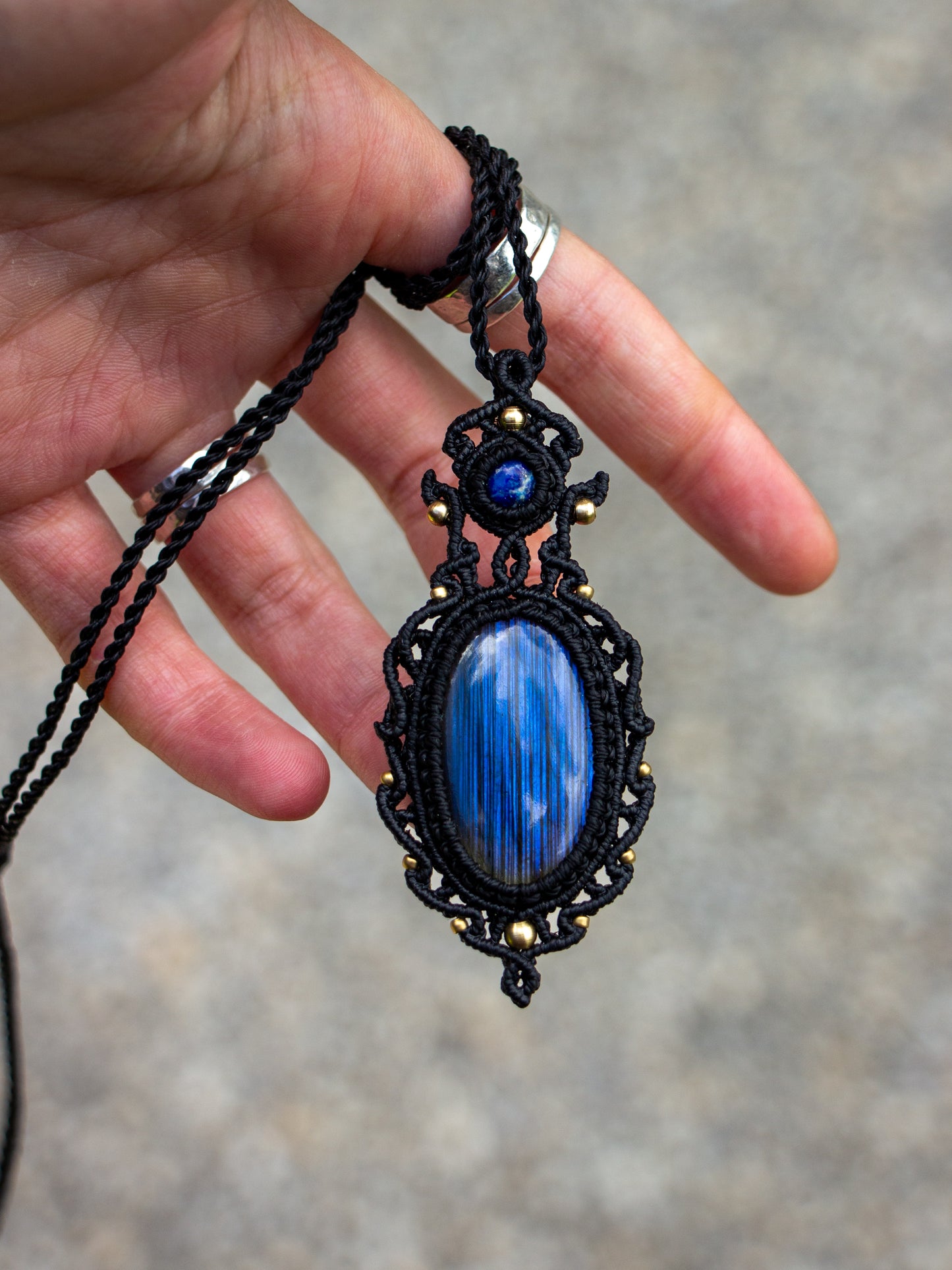 Labradorite & Lapis Lazuli necklace