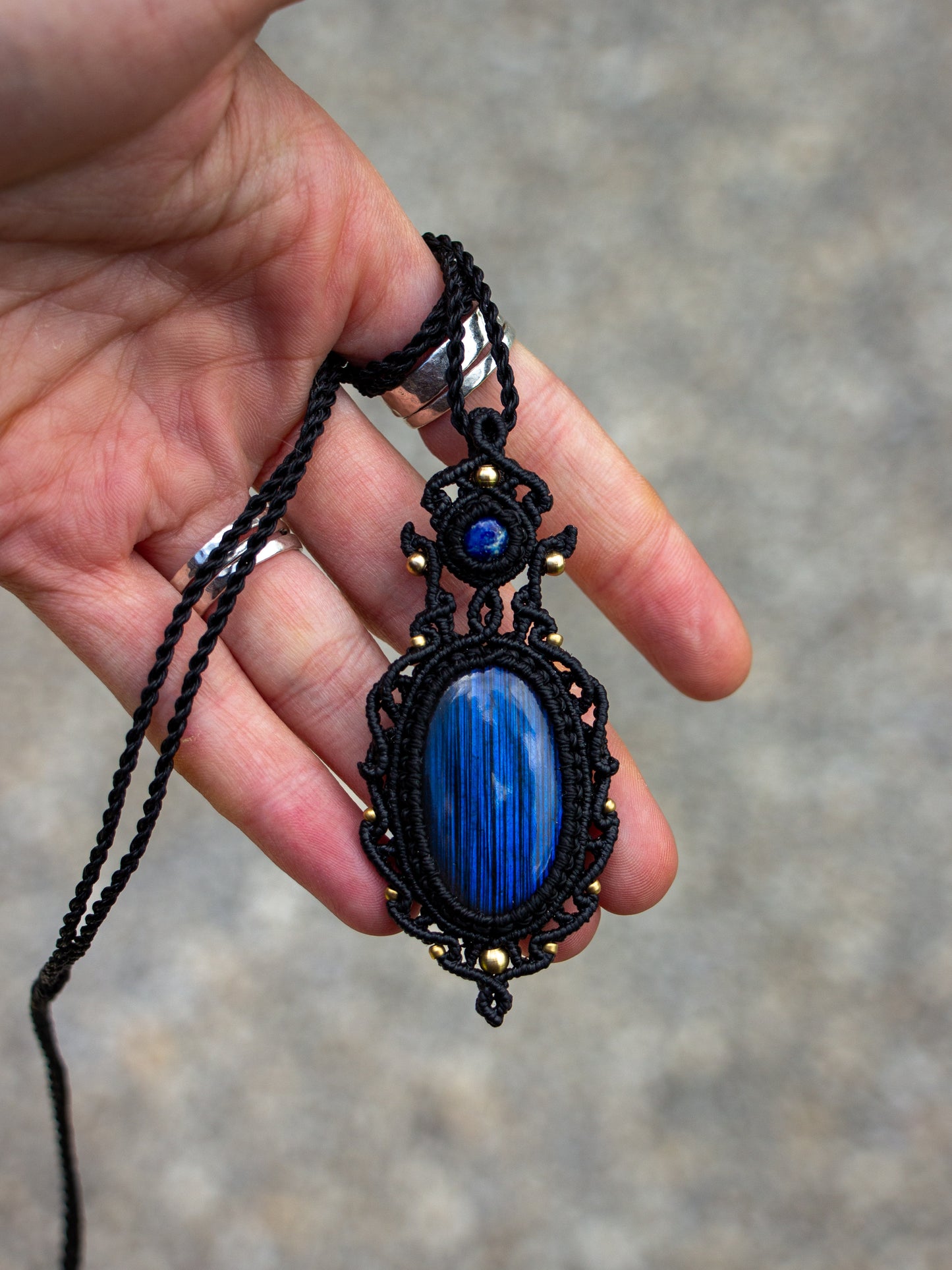 Labradorite & Lapis Lazuli necklace