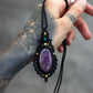Amethyst & Malachite necklace