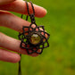 Garden Quartz macrame necklace