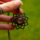 Garden Quartz macrame necklace