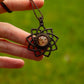 Garden Quartz macrame necklace